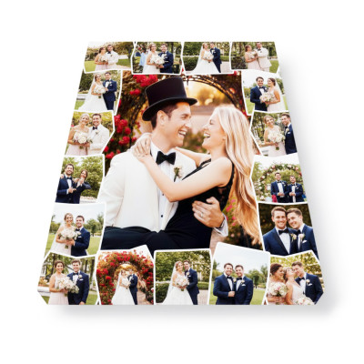 Fotokoláž ze zaslaných fotografií, tisk na plátno, fotoobraz, fotoplátno