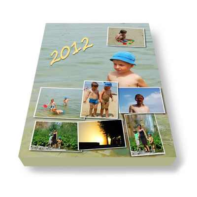 Fotokoláž ze zaslaných fotografií, tisk na plátno, fotoobraz, fotoplátno