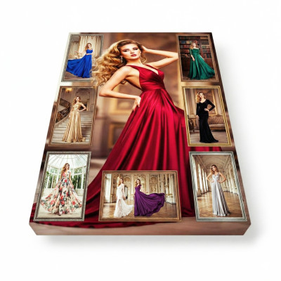 Fotokoláž ze zaslaných fotografií, tisk na plátno, fotoobraz, fotoplátno