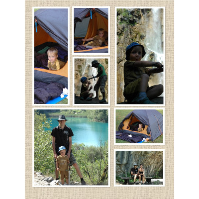 Fotokoláž ze zaslaných fotografií, tisk na kapa desku, fotoobraz