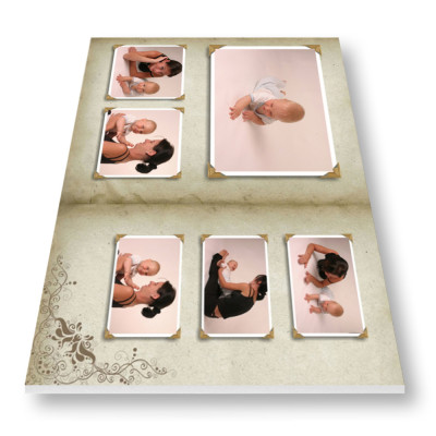 Fotokoláž ze zaslaných fotografií, tisk na hliníkovou desku Dibond, fotoobraz