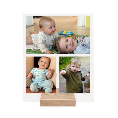 Tisk fotek na sklo, originální dárek pro každou příležitost - fotokoláž