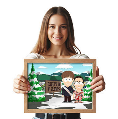 South Park, portrét podle fotografie
