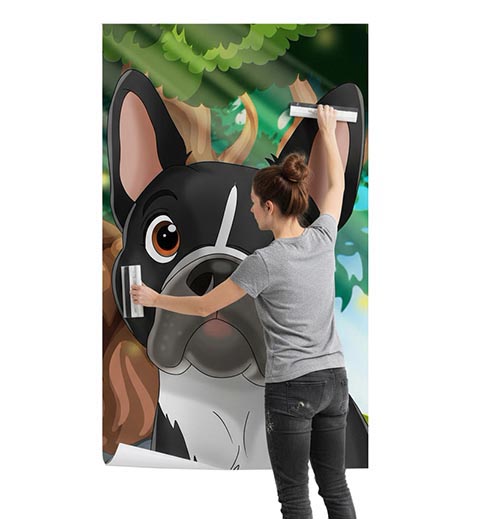 Pes, kočka - kresba podle fotky