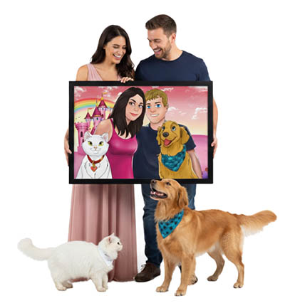 Portrét podle fotky - fotoobraz