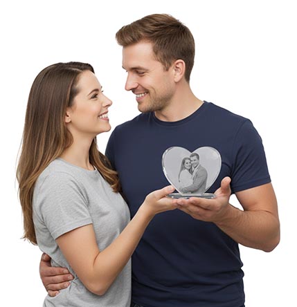 Fotografie do skla - srdce