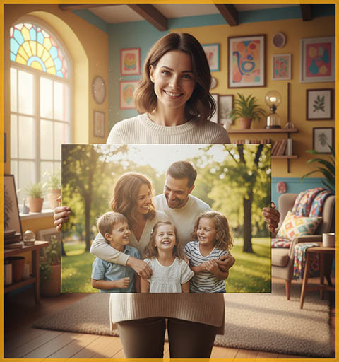 Tisk na plátno z Vašich fotek z mobilu